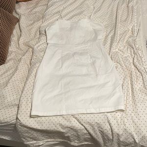 fitted white dress!